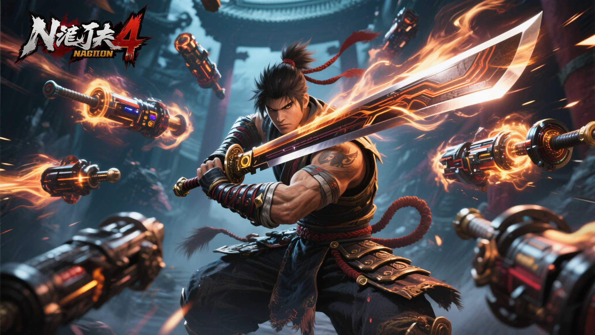 《忍者龙剑传4》新实机:超强大武器 敌人被锤成肉末! 《忍者龙剑传4》新实机:超强大武器 敌人被锤成肉末!