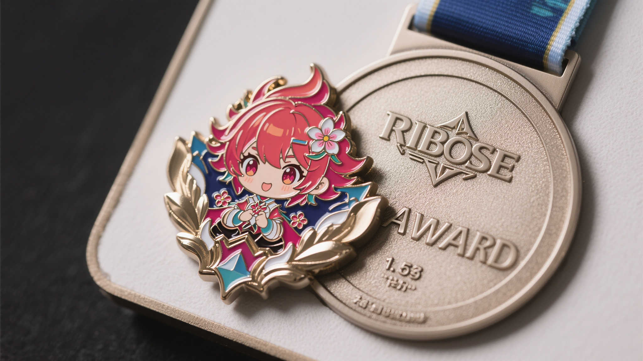 RIBOSE《崩坏：星穹铁道》无名客奖章花火Q版手办新赏