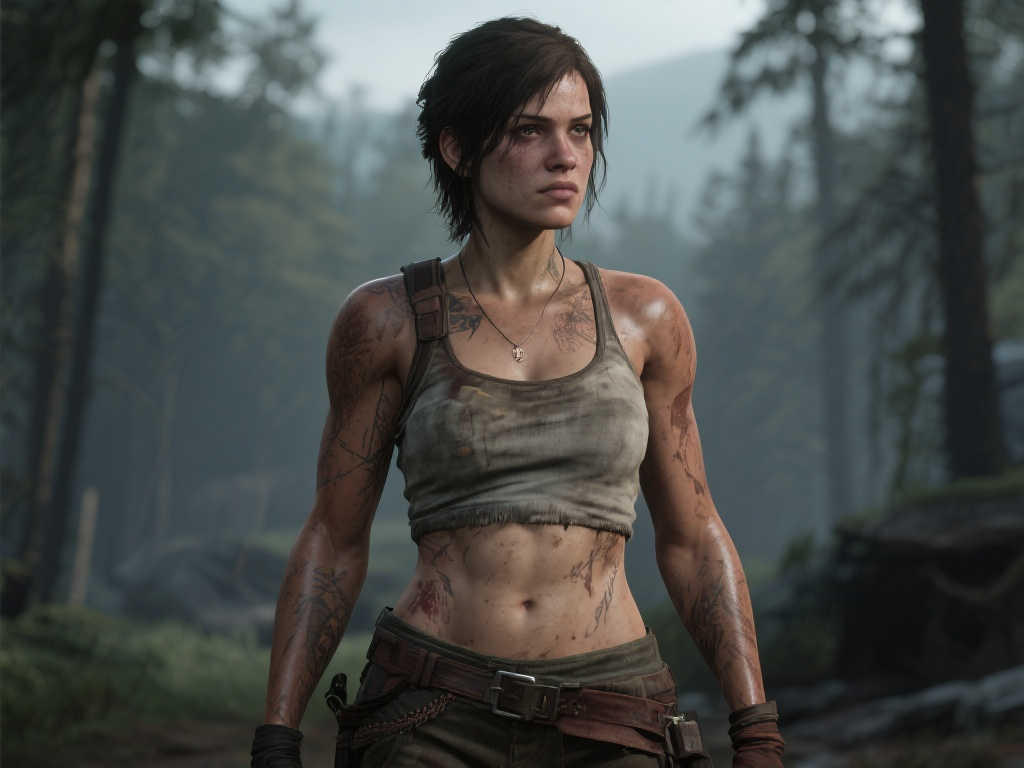 《最后生还者2：复刻版》PC版艾比帅气身材Mod：焕然一新的美丽魅力？
