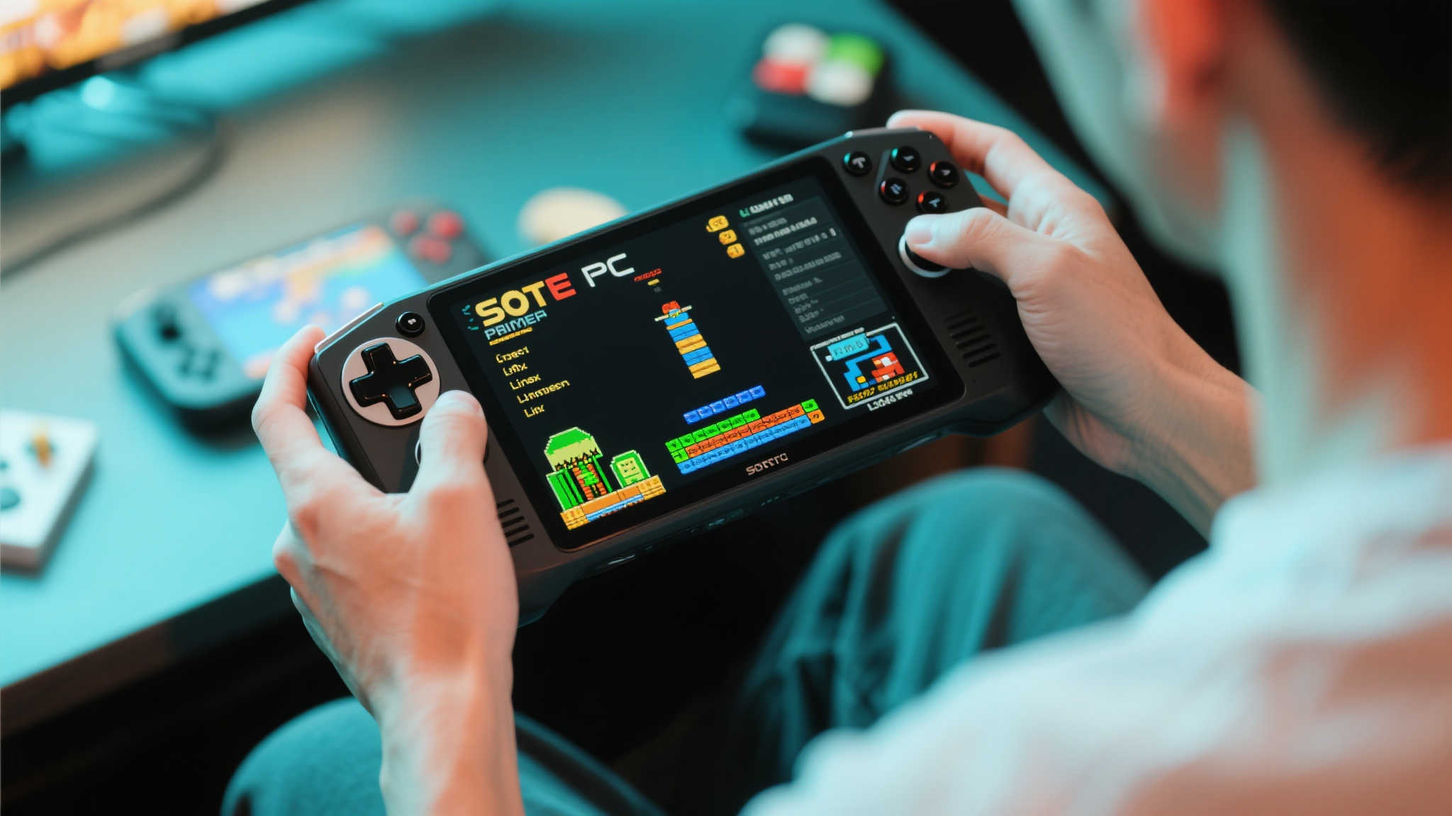 索泰全新PC掌机搭载锐龙AI 9 HX370，运行定制Linux系统！