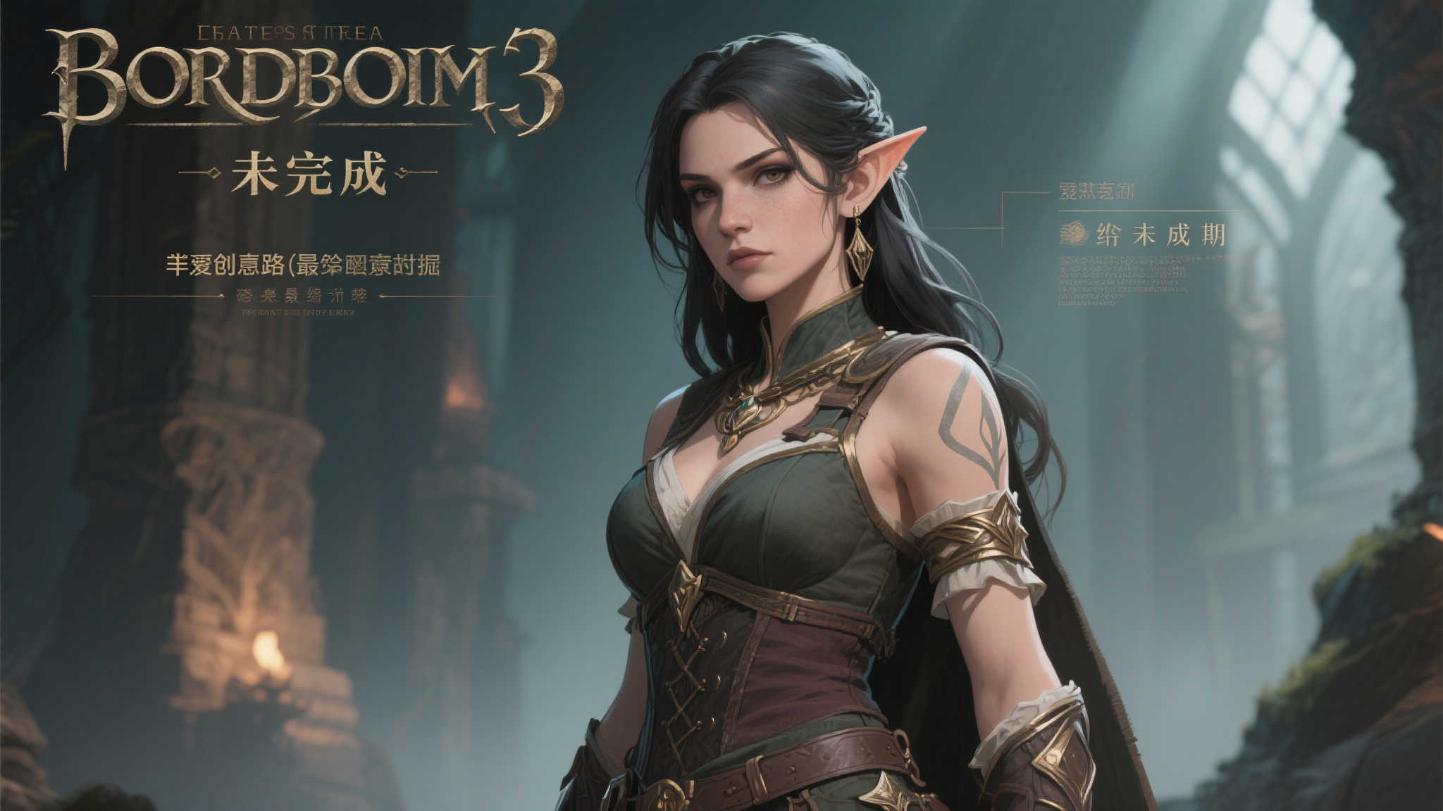 《博德之门3》艾琳初版造型揭秘,玩家直呼:魂系Boss既视感! 《博德之门3》艾琳初版造型揭秘,玩家直呼:魂系Boss既视感!